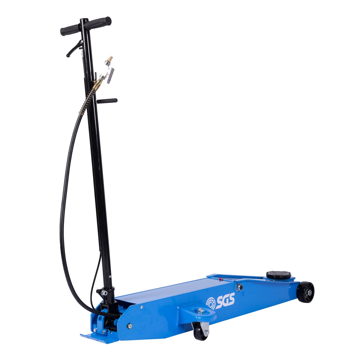 SGS 6 Tonne Air & Manual Professional Service Trolley Jack For Lorry Bus Coach Van | 650mm Lift Height